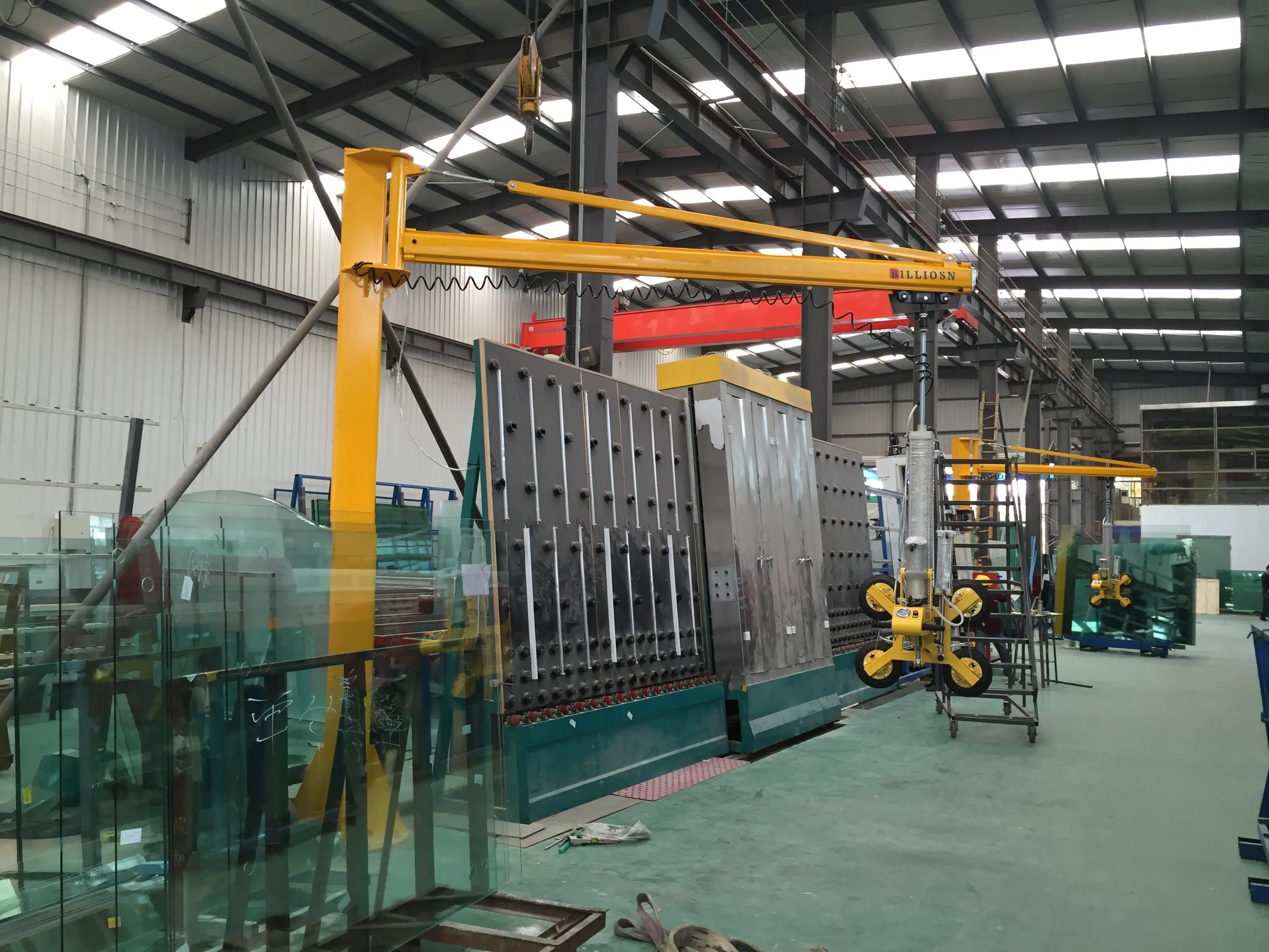 Manual Swing Arm Column Jib Cranes for industrial workstation lifting